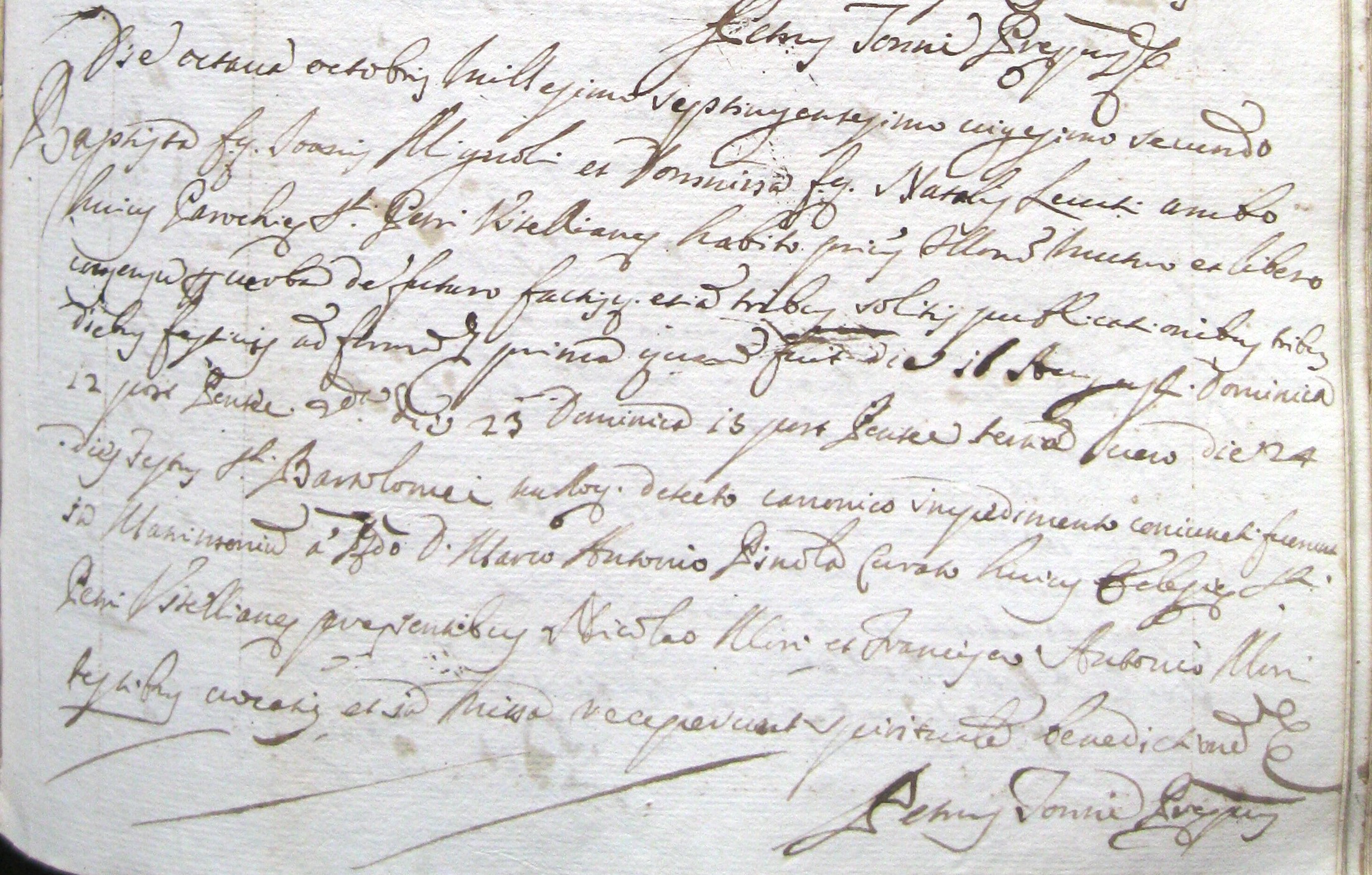 8. BATTISTA MIGNOLI 1698-1757