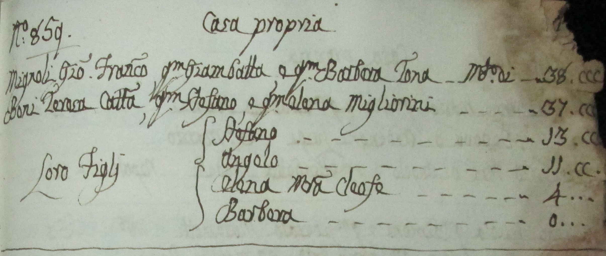 11. GIOVANNI FRANCESCO MIGNOLI, 1794-1858